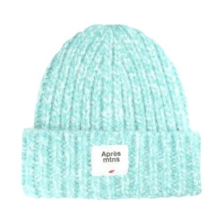 Czapka damska 4F F572 mięta melanż 4FWAW25ACAPF572 47M 4F