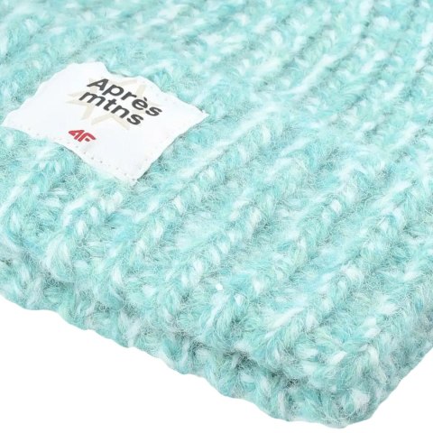 Czapka damska 4F F572 mięta melanż 4FWAW25ACAPF572 47M 4F