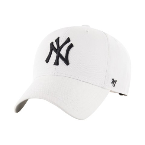 Czapka z daszkiem dla dzieci '47 New York Yankees Raised Basic biała B-RAC17CTP-WH-KIDS 47 Brand