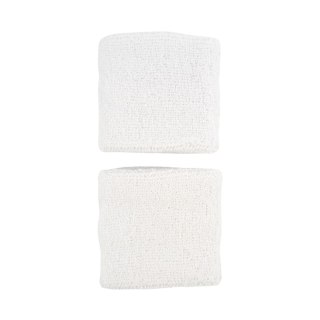 Frotki na rękę Nike Swoosh Wristbands 2 szt. białe N1012405101OS Nike