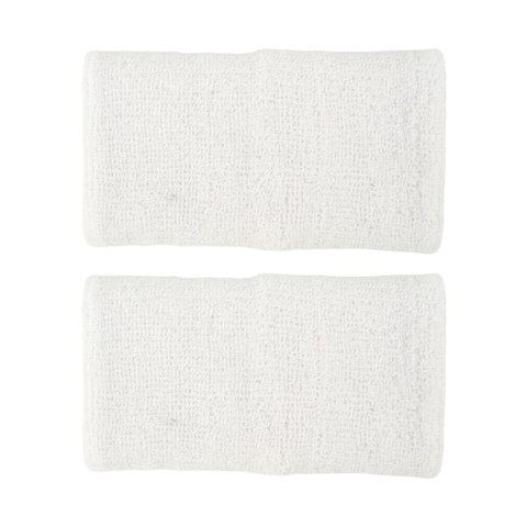 Frotki na rękę Nike Swoosh Wristbands 2 szt. białe N1012406101OS Nike