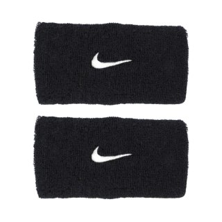 Frotki na rękę Nike Swoosh Wristbands 2 szt. czarne N1012406010OS Nike