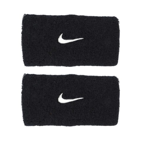 Frotki na rękę Nike Swoosh Wristbands 2 szt. czarne N1012406010OS Nike