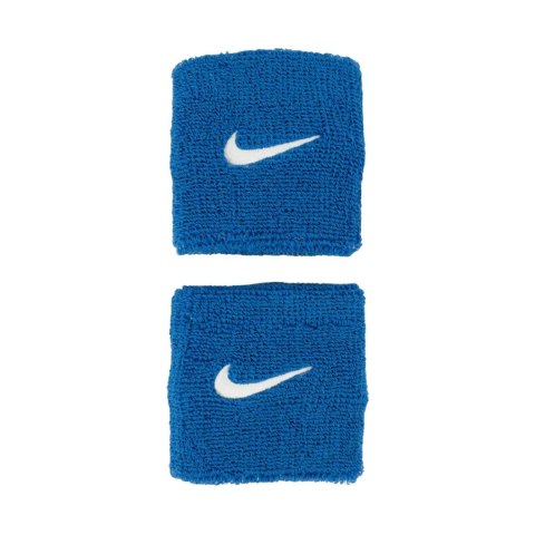 Frotki na rękę Nike Swoosh Wristbands 2 szt. niebieskie N1012405400OS Nike