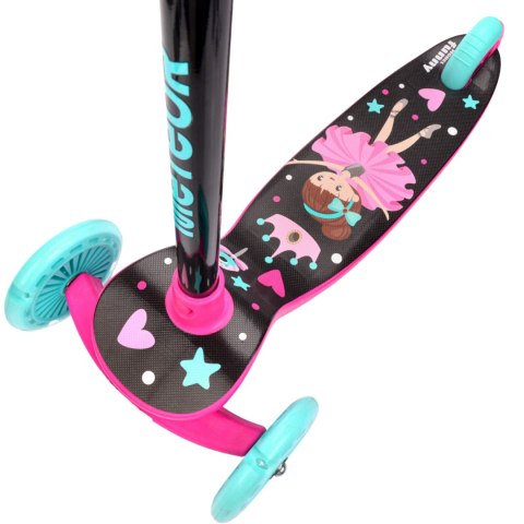 Hulajnoga Meteor trójkołowa Funny różowa 17748 Meteor