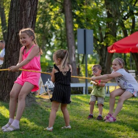 Lina animacyjna Poli 10 m niebieska Akson Akson