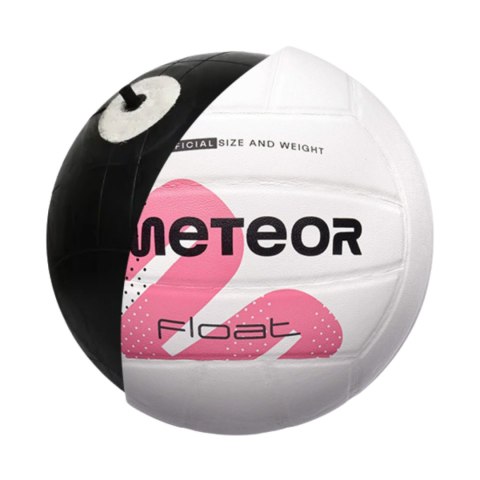 Piłka siatkowa Meteor Pvc biało-różowa 17411 Meteor