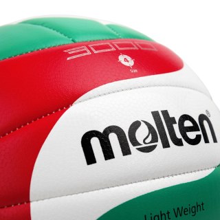Piłka siatkowa Molten biało-czerwono-zielona V4M3000-L Molten