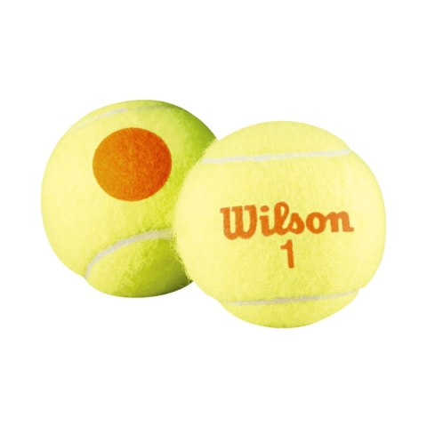Piłki do tenisa ziemnego Wilson Starter Tour Orange 3 szt. żółte WRT137300 Wilson