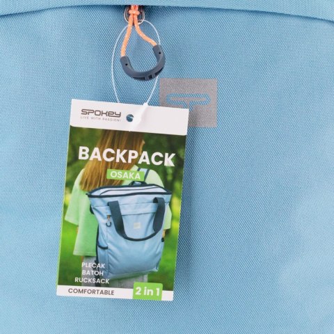 Plecak miejski/torba 2w1 Spokey Osaka 20 l niebieski 943496 Spokey