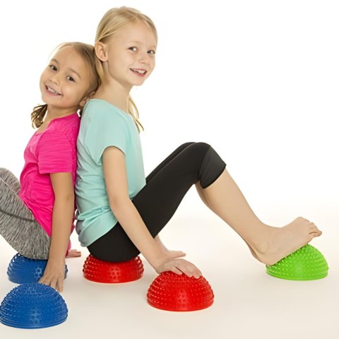 Półkule sensoryczne do masażu AM Tullo Half-Ball Balance 2 szt. czerwona-zielona 477 AM Tullo