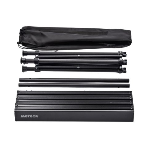 Stół składany Meteor Bankada czarny 16933 Meteor