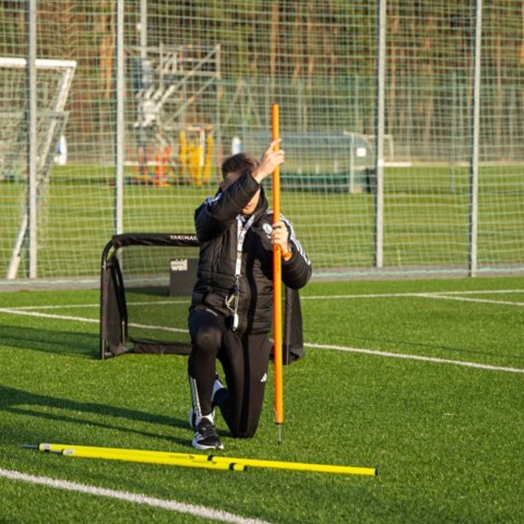 Tyczka treningowa Yakima Sport metalowa końcówka pomarańczowa 100684 Yakima Sport