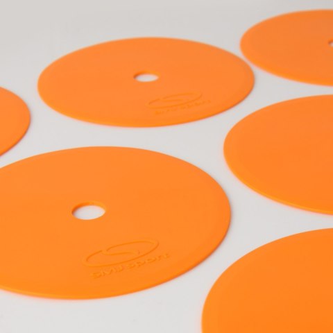 Znaczniki pola płaskie okrągłe Smj 12 szt. pomarańczowe ZPO-O Smj
