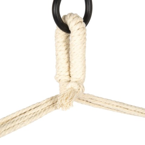 Hamak fotel brazylijski 100x100 Etno czarno-biały 1029634 Royokamp