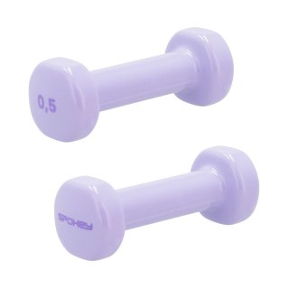 Hantle Spokey Shape 2x0,5 kg fioletowe 920919 Spokey