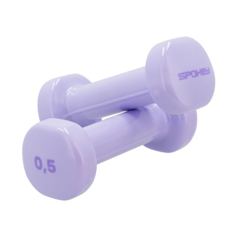 Hantle Spokey Shape 2x0,5 kg fioletowe 920919 Spokey