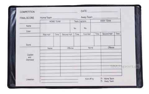 Kartki sędziowskie SMJ VRC-220 /KPL/ Smj