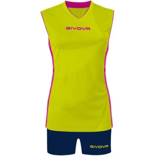 Komplet sportowy Givova Kit Elica KIT C58 żółto-granatowy Givova