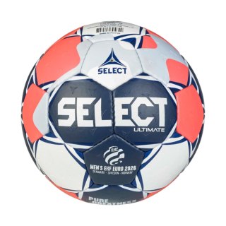 Piłka ręczna Select Ultimate Euro Man 3 v26 biało-granatowo-pomarańczowa 13556 Select