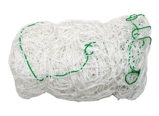 Siatka do piłki nożnej Domeks 7,5x2,5m GŁ. 2m PE 4 biała Domeks
