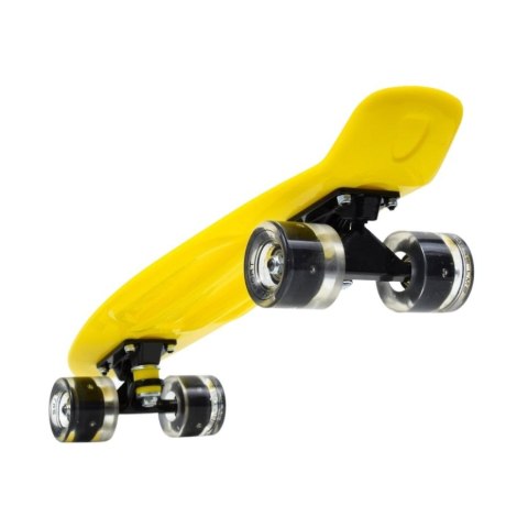 Deskorolka fiszka Smj żółta BS-2206 PL Smj