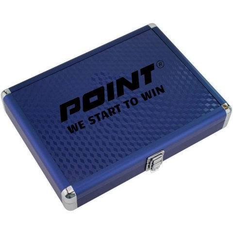 Futerał Point aluminiowy niebieski Point