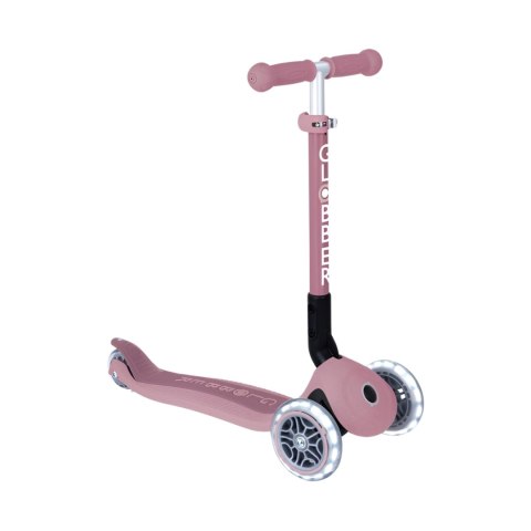 Hulajnoga SMJ Globber 3-kołowa 692-510 Junior Foldable Lights Eco pastelowy róż Smj