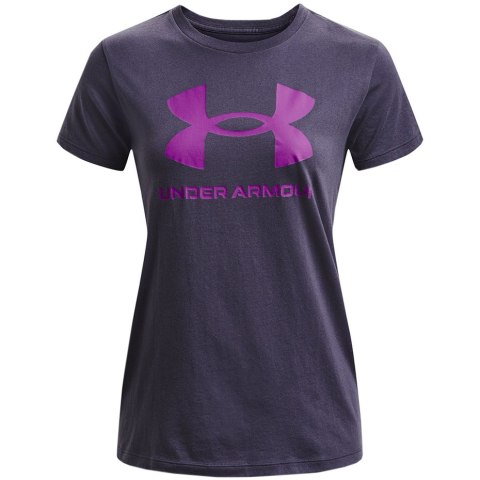 Koszulka damska Under Armour Live Sportstyle Graphic SSC fioletowa 1356305 558 Under Armour