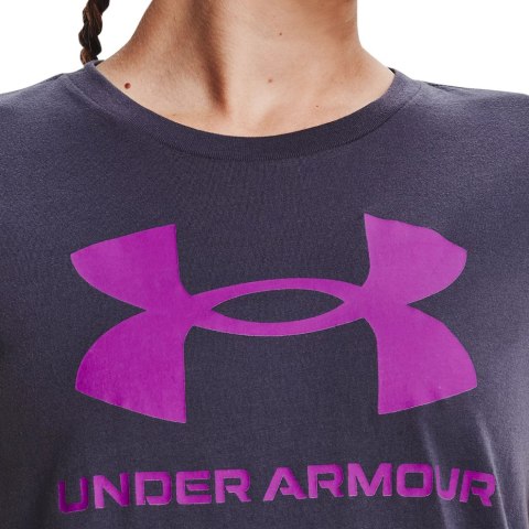 Koszulka damska Under Armour Live Sportstyle Graphic SSC fioletowa 1356305 558 Under Armour