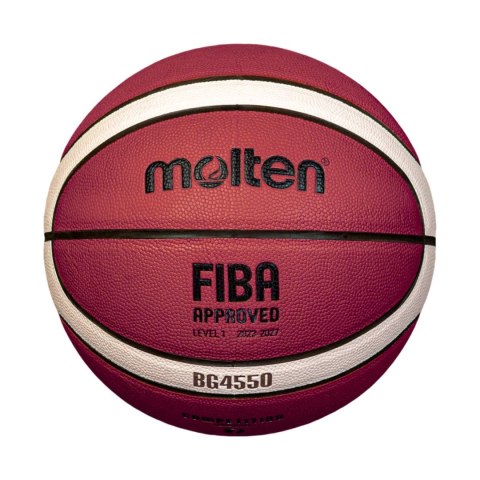 Piłka koszykowa Molten brązowa B7G4550 Fiba Molten