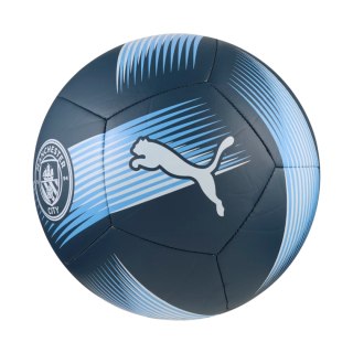 Piłka nożna Puma Manchester City Essentials granatowo-niebieska 84774 04 Puma