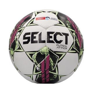 Piłka nożna Select Hala Futsal Attack Fogo Ekstraklasa biało-różowo-zielona 18673 Select