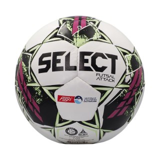 Piłka nożna Select Hala Futsal Attack Fogo Ekstraklasa biało-różowo-zielona 18673 Select