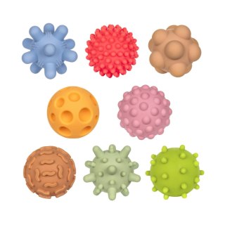 Piłki sensoryczne bez dziurki 8 szt. Tullo pastelowe 497 AM Tullo