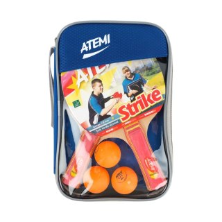 Zestaw rakietek do ping ponga Atemi Strike 2 rakietki,3 piłeczki*** Atemi