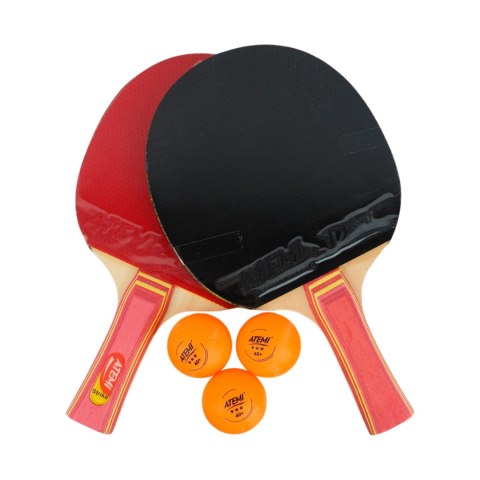 Zestaw rakietek do ping ponga Atemi Strike 2 rakietki,3 piłeczki*** Atemi