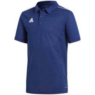 Koszulka dla dzieci adidas Core 18 Polo JUNIOR granatowy CV3680 Adidas teamwear