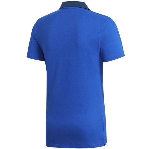 Koszulka męska adidas Condivo 18 Cotton Polo niebieska CF4375 Adidas teamwear