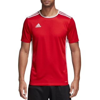 Koszulka męska adidas Entrada 18 Jersey czerwona CF1038 Adidas teamwear
