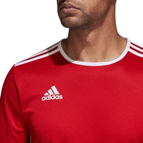 Koszulka męska adidas Entrada 18 Jersey czerwona CF1038 Adidas teamwear