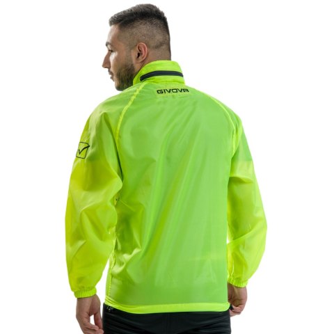 Kurtka Givova Rain Basico Fluo żółta RJ001 0019 Givova