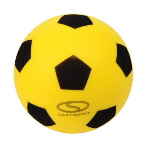 Piłka piankowa Smj żółto-czarna UM946-Y Smj