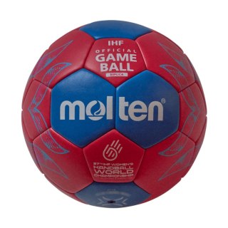 Piłka ręczna Molten H1A1800-W5Z czerwono-niebieska Molten