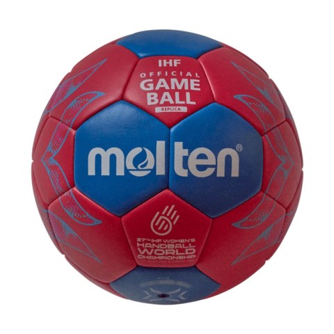 Piłka ręczna Molten H1A1800-W5Z czerwono-niebieska Molten