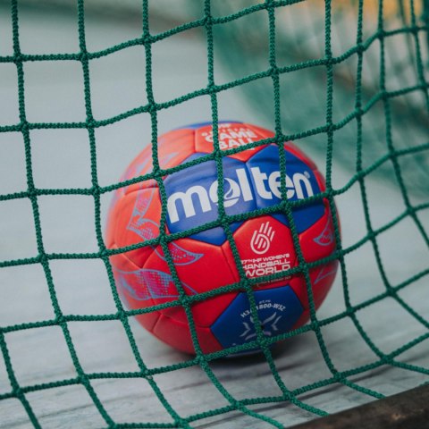 Piłka ręczna Molten H2A1800-W5Z czerwono-niebieska Molten