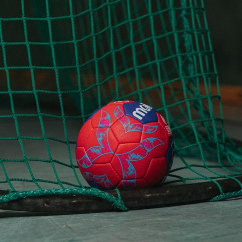 Piłka ręczna Molten IHF Approved Pro Official World Cup 2025 czerwono-niebieska H2A5000-W5Z Molten