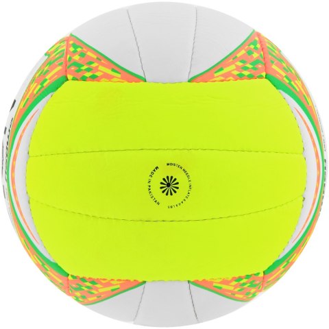 Piłka siatkowa NO10 Smash Green biało-zielona 56063 B NO10