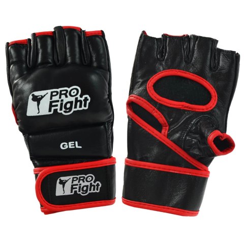Rękawice MMA Gloves Profight skóra czarny PROfight