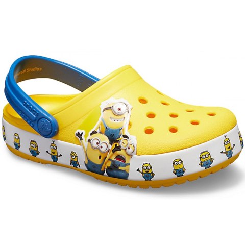Chodaki dla dzieci Crocs FL Minions Multi Clg Kids żółte 205512 730 Crocs